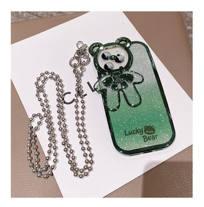 Nuovo lusso placcatura Glitter Bear catenella custodia per telefono per <span class=keywords><strong>IPhone</strong></span> 15 <span class=keywords><strong>13</strong></span> 12 11 14 Pro Max <span class=keywords><strong>con</strong></span> supporto per <span class=keywords><strong>fotocamera</strong></span> <span class=keywords><strong>Cover</strong></span> protettiva - Product Image 3