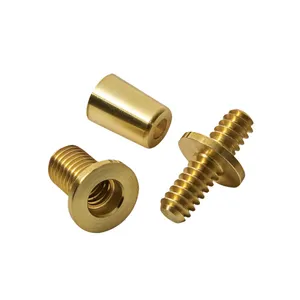 Strict Tolerance Custom Brass Bronze Copper Cnc Turning Machining Parts Custom Service Made According To Drawings