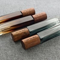 Flacon de parfum de voyage, vaporisateur à pression, petit échantillon portable 10 ml, sous-emballage de haute qualité, logo laser, design simple