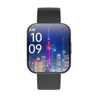 TKYUAN Montre intelligente Ultra-mince 1.85 pouces Incurvé AMOLED Écran carré BT Appel Fréquence cardiaque Oxygène sanguin Bande H APP Menu 3D Smartwatch