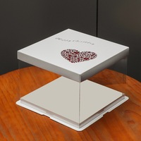 OOV Grandes Petites Boîtes De Gâteau De Mariage Pour Les Invités Boîte De Gâteau Emballage Boîte De Gâteau 12X12X8