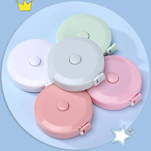 Atacado Barato Em Massa Portátil Mini Pequeno Bonito ABS Retrátil Macio Redondo Fita Métrica para Três Circunferência Medição Altura - Product Image 5