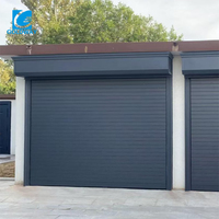 Porte à enroulement résistante au vent, antivol, imperméable et durable pour garage, entrepôt, magasin