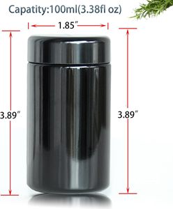 Flacon en plastique PET noir cylindrique de 13 oz de la marque VANTUR, à large ouverture, vide, pour comprimés, pilules, vitamines et capsules, destiné aux soins de santé et aux médicaments. - Product Image 5
