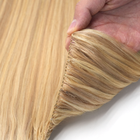 Extensiones de Cabello Humano Natural con Plumas de Ala, Método Face Line, Extensiones de Cabello Humano con Plumas, Extensiones de Cabello con Trama de Plumas 100% Reales