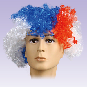 Accesorios para Animar en Partidos de Fútbol, Peluca de <span class=keywords><strong>Payaso</strong></span> de Brasil y Estados Unidos, Pelucas Afro para Fanáticos del Fútbol - Product Image 6