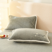Ensemble de literie en velours, Textile super doux, couvre-lit croisé pour hiver, lait épais, 4 pièces