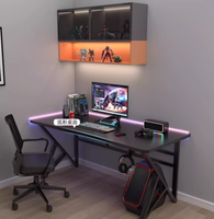 AILICHEN Bureau d'étude pour étudiants Table simple pour la maison Chambre à coucher Esports avec chaise confortable-pour ordinateur