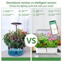 Machine de plantation intelligente à arrosage automatique pour jardinage intérieur, système hydroponique WiFi avec lumière LED pour culture sans terre