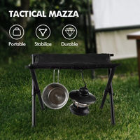 Tabourets pliants tactiques légers en aluminium pour jardin et camping, chaises de pêche portables en tissu Oxford 900D matelassé et durable