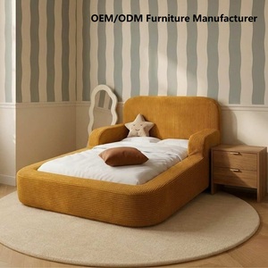 Letto in Schiuma Montessori <span class=keywords><strong>per</strong></span> Camerette dei <span class=keywords><strong>Bambini</strong></span>, Arredamento Sicuro <span class=keywords><strong>per</strong></span> <span class=keywords><strong>Bambini</strong></span>, Letti con Telaio Morbido e Materasso in Spugna, Assemblato - Product Image 1