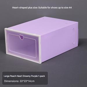 <span class=keywords><strong>Caja</strong></span> de Almacenamiento de Zapatos Apilable al por Mayor, Organizador de Zapatos Transparente y Reforzado, Zapatero de Plástico - Product Image 6