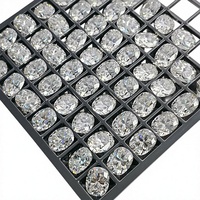 Moissanite de laboratoire taille coussin allongée, couleur changeante/effet feu, 5x7-10mm, pour la création de bagues, colliers et bijoux élégants
