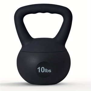 Kettlebell in PVC da 10 a 30 libbre con impugnatura larga <span class=keywords><strong>e</strong></span> riempimento in sabbia di ferro per allenamento della forza <span class=keywords><strong>e</strong></span> fitness domestico - Product Image 3