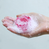 Savon artisanal en forme de rose 3D OEM ODM |   Savon pour les mains exfoliant naturel biologique en vrac, directement de l'usine, pour les enfants à peau sensible