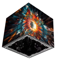 Écran LED transparent innovant, haute luminosité, étanche, P2.976, intérieur et extérieur