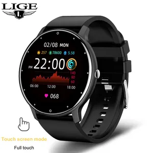 Lige 2024 relógio inteligente masculino 1.28" pulseira de toque completo rastreador fitness esportes relógios bt chamada relógio inteligente feminino smartwatch