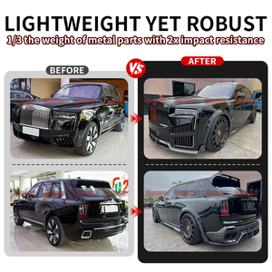 High Quality Dry Carbon Fiber Body <b>Kit</b> for <b>Rolls</b> Royce Cullinan MSY Style Car Bumper Side Skirts Engine Hood Rear Spoiler - Product Image 2
