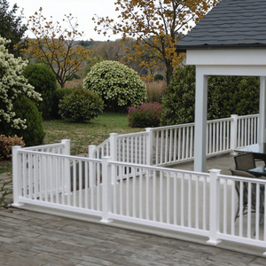 Ringhiera in Lega di Alluminio all'Ingrosso con Palo Robusto e Corrimano Superiore, Guardrail Metallico Personalizzato per Terrazze e Patii Esterni - Product Image 1