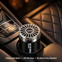 Désodorisant de voiture 100g en baume solide, longue durée 30 à 60 jours, anti-fuite, à l'extrait végétal, pour tableau de bord et porte-gobelet