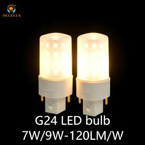Bombilla <span class=keywords><strong>LED</strong></span> G24 de <span class=keywords><strong>7W</strong></span> 9W, Bombilla <span class=keywords><strong>LED</strong></span> de Maíz SMD2835 G24 con 3 Años de Garantía, Bombilla <span class=keywords><strong>LED</strong></span> de Alto Brillo Sin Parpadeo - Product Image 3