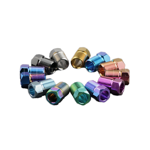 BSTTI M8 rem cakram sepeda, baut Titanium selang hidrolik dengan sistem metrik untuk sekrup <span class=keywords><strong>Shimano</strong></span> - Product Image 3