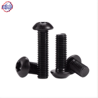 M2 M2.5 M3 M4 M5 M6 M8 noir bouton torx vis à tête champignon antivol goupille inviolable vis Torx