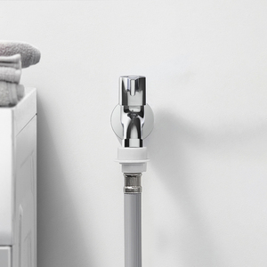 Robinet à ouverture rapide HANGO pour machines à laver, robinet universel à 4 points avec corps en cuivre, produit Bibcock - Product Image 4