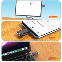 USB 3.0 High Speed USB C Type C NM Nano Memory Card Reader