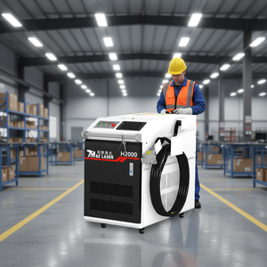 Máquina de Limpieza Láser de Pulso Multifuncional de 3000W Personalizada para Desoxidación de Piezas Metálicas Pequeñas 1. Limpieza Continua con Láser de Fibra - Product Image 4