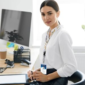 Cordon de cou vierge blanc pour sublimation, idéal pour la personnalisation, pour cadeaux d'Halloween et de Noël, porte-clés, porte-cartes et porte-badges - Product Image 5