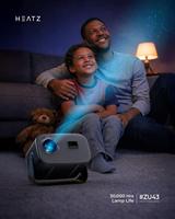 Projecteur portable Android MOK Q3 Mini 4K LCD, 6000 lumens, lumière LED, correction automatique de la distorsion trapézoïdale, garantie 1 an, home cinéma