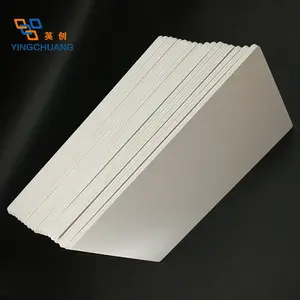 Superficie dura de alta densidad para exteriores, tablero de espuma de PVC blanco de 15 y 18mm, anti uv, impermeable, 122x244, 4x8 pies