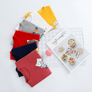 Della Fabbrica del commercio all'ingrosso dei vestiti del <span class=keywords><strong>bambino</strong></span> 100% di estate del cotone manica corta maglietta del ragazzo del <span class=keywords><strong>bambino</strong></span> bianco - Product Image 3