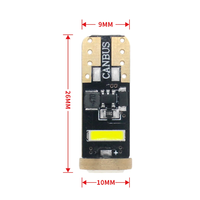 Ampoules LED pour voiture T10 W5W CANBUS 7020 3SMD Super Bright White 6000K 12V Car Reading Interior Lamp Door Trunk License Plate Lights