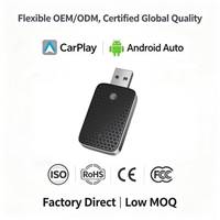 Adaptador Inalámbrico Universal para Auto con Control por Voz AI, Módulo de Transmisión Multimedia, Mini Dongle, Proveedor OEM