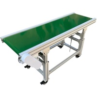Ligne d'assemblage de bande transporteuse d'occasion Chaîne réglable Table de connexion Tri alimentaire d'atelier Convoyeur incliné Chaîne de machine à tourner