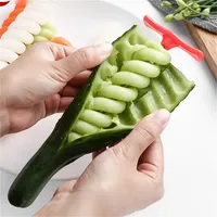 Roestvrijstalen Handmatige Spiraalsnijder Voor Groenten Salade Chopper Voor Wortelen Aardappelen Komkommers Mes Carving Tool Spiralisator