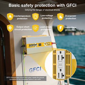 Bán buôn <span class=keywords><strong>1000W</strong></span> 2000W 3000W tinh khiết <span class=keywords><strong>Sine</strong></span> <span class=keywords><strong>Wave</strong></span> <span class=keywords><strong>Inverter</strong></span> DC 12V để AC 110V 120V xe Power <span class=keywords><strong>Inverter</strong></span> Đối với trang chủ - Product Image 3