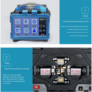 HAILE R600S Penyambung Serat Optik Efisiensi Tinggi, Presisi Tinggi untuk Mode Tunggal dan Multi-mode Universal dengan Enam Motor Sinkronisasi Docking - Product Image 5