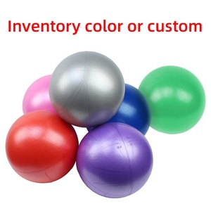 Trung Quốc tập thể dục Mini Pilates bóng 25cm cho yoga đào tạo cốt lõi Vật Lý 10 incn phòng tập thể dục nhỏ 9 inch với tập luyện bóng ống để không khí - Product Image 5