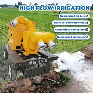 Bomba de drenaje de agua diésel autocebante de emergencia para camión, no bloqueante, para control de inundaciones móviles y alcantarillado municipal - Product Image 4