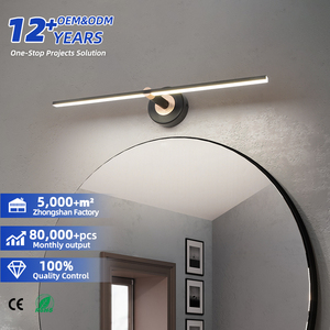 Lámpara de Pared Moderna y Ajustable para Espejo de Baño, Estilo Minimalista y de Lujo, para Gabinetes, Arte, Villas, Hogares y Hoteles - Product Image 1