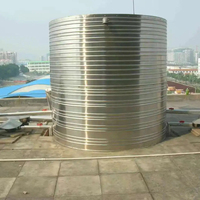 Réservoir d'eau portable en acier inoxydable pur 304 de 1000 litres, haute résistance, anti-corrosion, avec pompe, réservoir sous pression, garantie 1 an