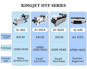 Spedizione veloce stampante dtf con macchina per agitare le polveri dtf shaker e asciugatrice i1600 i3200 imprimante t-shirt dtf impressiona