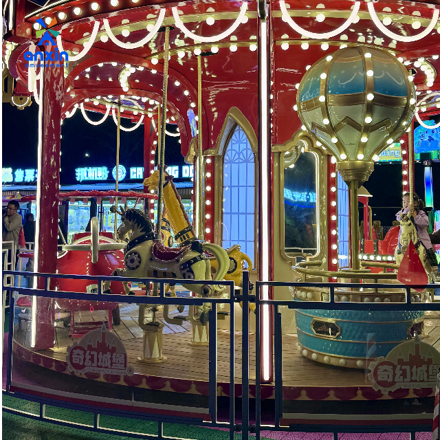 Commercial Outdoor Wooden Fiberglass Amusement Park