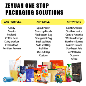 Custom Logo Different Colors Clear Metallic <strong>Zip</strong> <strong>Lock</strong> Resealable Foil <strong>Pouches</strong> Food Packaging Flat Bags for Small Businesses - Product Image 6