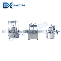 Ligne de production de machines de remplissage et de scellage automatiques linéaires CX pour flacons de parfum en verre, pour l'emballage de flacons de parfum