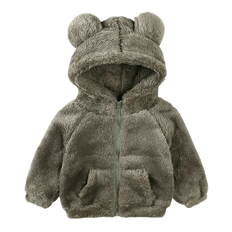 2023 Sherpa mùa đông ấm áp áo khoác chàng trai quần áo cho trẻ em trai cô gái áo khoác trẻ em áo khoác mùa đông bán buôn