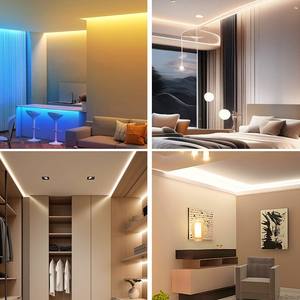 Tira de Luz LED RGB Flexible Ultrafina para Uso Residencial, Material de PC, Bajo Voltaje, IP20, Regulable, 2 Años de Garantía - Product Image 6